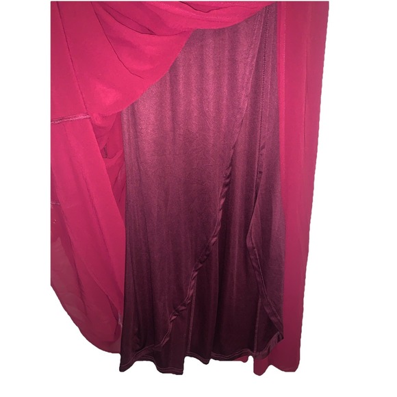 Lulu's Heavenly Hues Women S Burgundy Maxi Dress Bridesmaids Wedding Formal Prom - Picture 11 of 16